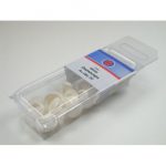DOMECAP SCREW COVERS WHITE CLAMPACK