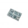 KITMASTER (SERRATED FLANGE NUTS M5-M12) BRIGHT ZINC