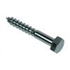 HEX HEAD COACH SCREWS BRIGHT ZINC