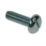 PAN SLOTTED MACHINE SCREWS BRIGHT ZINC