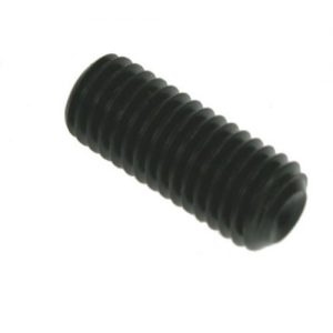 45H Steel Black Oxide M5 x 6mm Socket Set Screws Cone Point 