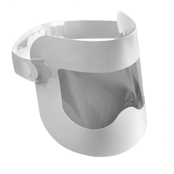disposable face mask, face shield, disposable visor