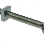 CSK SLOT GUTTER BOLTS & NUTS BRIGHT ZINC