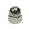 HEX DOME NUTS BRIGHT ZINC